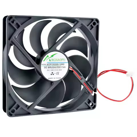 ACP12025S 12cm 120mm fan 120x120x25mm DC12V 0.30A 2000rpm High speed cooling fan for chassis power s