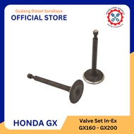 MESIN Valve Set In/Ex | GX120 Engine Valve GX160/ GX200/ GX220/ GX270/ GX390/
