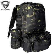 EAGLADE 55L Tactical Bag BLBL002 In Black CP Waterproof