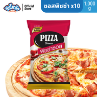 (ยกลัง10ถุง) ซอสพิซซ่า เพียวฟู้ดส์ 1000 กรัม พิซซ่าซอส Pizza Sauce ซอสมะเขือเทศ