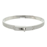HERMES 18K白金Kelly Bracelet Diamond鑽石手鐲