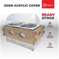 Oden Machine Acrylic Cover Penutup Bekas Mesin EXTRA PROTECTION