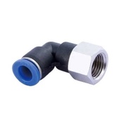 PLF 6-02 Pneumatic Fitting Elbow 6mm To Threaded In 1/ 4" inch