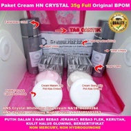 PERAWATAN KULIT LENGKAP (4 ITEM) PAKET CREAM HN HETTY NUGRAHATI SKINCARE CRYSTAL ORIGINAL 4in1 20GR