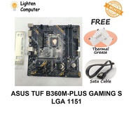 【Used】 ASUS TUF B360M-PLUS GAMING S  Motherboard | B360 | LGA 1151 | 8th 9th Gen Intel | M-ATX