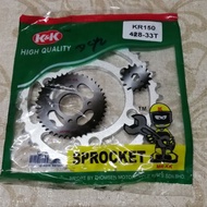 KR150 /GT128 / Dinamik sprocket 428 (33T) K&K