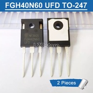 2pcs FGH40N60 TO-247 FGH40N60UFD FGH 40N60 UFD 40N60UFD TO247 600V/40A IGBT Transistor new original 
