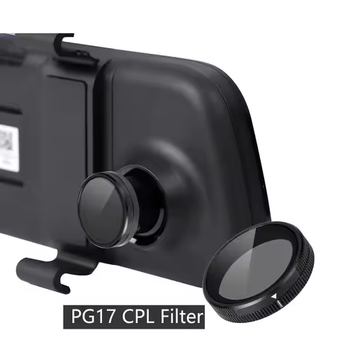 for AZDOME PG17 Mirror Dash Cam CPL filter Reduce Glare Reflect