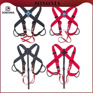 SONONIA Upper Body Harness Ascending Adjustable Fixed Belt Caving Canyoning Rock Climb