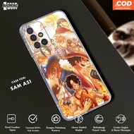 HP Samsung A51 Case Samsung A51 OP Motif - Clear Case - Softcase ThickBENING - Casing Premium HDhp -