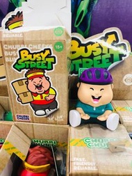 現貨 單車 車手  UNBOX INDUSTRIES CHUBBI CHUNK 肥仔 Sofubi 塘膠 搪膠 BUSY STREET 盲盒 盲抽 系列 第二彈 Vol. 2 外賣 / 速遞總動員