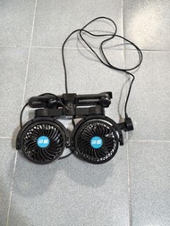 雙頭車用風扇 12V 兩檔風速