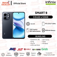 Infinix Smart 9 3/64GB 4/128GB - Up to 6GB Extended RAM - 6.7 inch 120Hz Punch Hole Display - Helio 