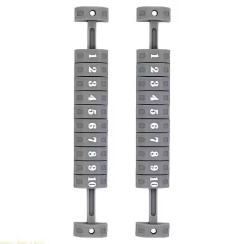 A0KA 2Pcs Table Football Counter Score Keepers 10 Numbers Scoring Score Counter Plastic Football Sco
