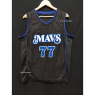 Embroidery Dallas Mavericks #77 Luka Dončić Jersey Basketball Jersey