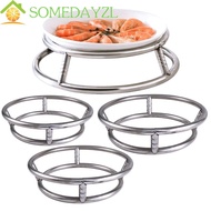 SOMEDAYMX Wok Rack Round Thick For Pot Gas Stove Fry Pan Ring Rack Diameter 23/26/29cm Double Holder