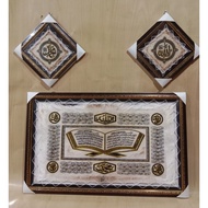 JUMBO Calligraphy 50 x 80 cm Genuine Goat Skin Material & Fiber Frame