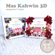 READY STOCK 😍3D Frame Maskahwin/Frame Duit HANTARAN/Mas Kahwin/Gubahan Frame Mas Kahwin 3D