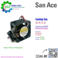 San Ace 9WF0424F6D04 Sanyo Denki Cooling Fan Fanuc Servo Amp Unit DC24V 0.0.076A 三洋 发那科 伺服器 散热 风扇