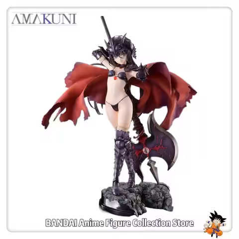 In Stock Original AMAKUNI Hobby JAPAN Bikini Warriors Black Knight No Bonus 1/7 26.5cm Anime Figures