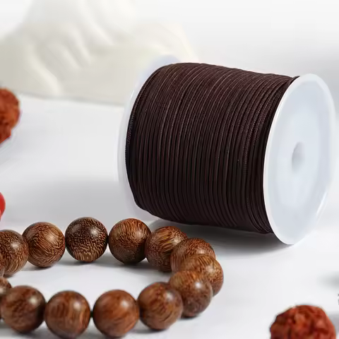 50M/Roll Elastic Cord 1mm Stretchy String Sturdy Bracelet String Elastic String for Bracelets Jewelr