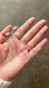 【in stock】2/5/10PCS TUBE CLEAR GLASS EBUT MATIBAY