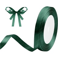 Ribbon 8 Crafts Suitable for Decoration Rice Party Code Sewing Hair About 25 Ribbons x1.9 Dark Green