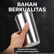Korean Stainless Steel Single Wall Glass 500ml - H13