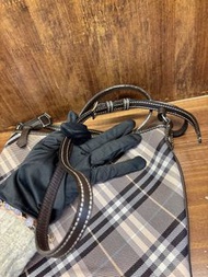 Burberry Blue Label 格紋斜背包