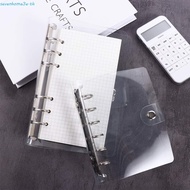 SEVENHOME3E Notebook A4/A5/A6/A7 Agenda Transparent Clip File Folder Binder