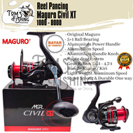 Reel Pancing Maguro Civil XT 1000 - 8000 ( 5+1 Bearing ) Power Handle Murah - Toms Fishing