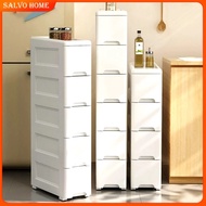 Salvo 15CM/25CM Slim Storage Cabinet Kitchen Drawer Cabinet Mobile Cabinet Storage Kitchen Organizer