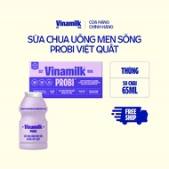 [CHỈ GIAO TRONG BÁN KÍNH 15KM] Thùng Sữa chua uống Probi Việt Quất chai x 65ml - 50 chai/Thùng Yogur