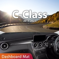 for Mercedes Benz C-Class W205 C-Klasse C180 C200 C220 C250 C300 2015-2021 Anti-Slip Car Dashboard A