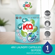 Ka 4in1 Laundry Capsules Refill Pack 50 Pods – Indoor Drying