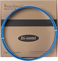 Imachinist S1211211014 Bi-Metal Bandsaw Blades 121-1/2"" x 1"" x 10/14TPI for Cutting Metal Variable