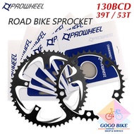 [GoGo Bike] PROWHEEL 130BCD 39T / 53T Aluminum Bicycle Disc