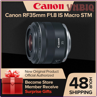 VNBIQ Canon RF35mm F1.8เป็น Macro STM ฟูลเฟรมมุมกว้างเลนส์สำหรับแคนนอนกล้องไร้กระจก EOS RP R R10 R7 R6 RF35 R5 RF 35มม. 1.8 BVNEA