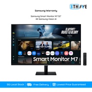 Samsung 32" Smart Monitor M7 M70F 4K Samsung Vision AI | 3 Year Samsung Warranty | SG Local