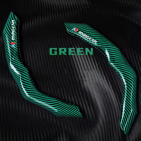 Universal Carbon Fiber Car Steering Wheel Cover For honda fit gk3 toyota corolla e150 mazda cx 7 Car