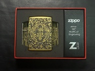 Zippo 厚殼 仿古銅色 聖本 康斯坦丁 打火機