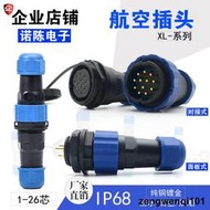 IP68防水航空插頭接頭380V 32a公母對接電纜連接器工業插座7芯9芯