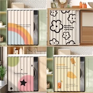 Track Self-adhesive Slide Rail Cabinet Curtain Dust Debris Curtain Dust Curtain Cupboard Door Curtain Dust Debris Curtain