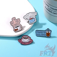 1Pc/4Pcs ❤ I Need Coffee Brooches ❤ Doodle Enamel Pins Backpack Button Badge Brooch