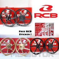 Racing Boy RB SP522 Yamaha NVX155 140/160X17 Matt Black Gold 100% Original