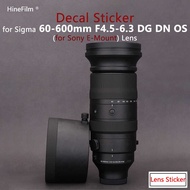 para sa Sigma 60-600mm F4.5-6.3 DG DN OS para sa Sony E Mount Lens Protective Decal Skin 60 600 Lens