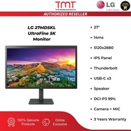 LG 27MD5KL UltraFine 5K Monitor | 27" / 14ms / 5120x2880 |  IPS Panel | Thunderbolt / USB-C | Audio 