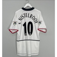 High-quality 2002/03 Manchester United away match at Nystrasse 10 retro jersey