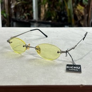 Vintage Fashion Glasses 90s Work New Old 20 Years No Production Free Size Thai People Imported Produ