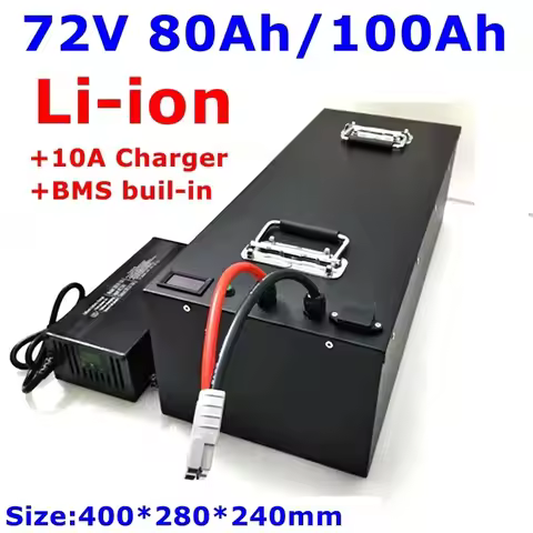 Lithium battery 72v 80Ah li ion 72v 100ah lithium ion for 7000w golf club bicycle bike tricycle moto